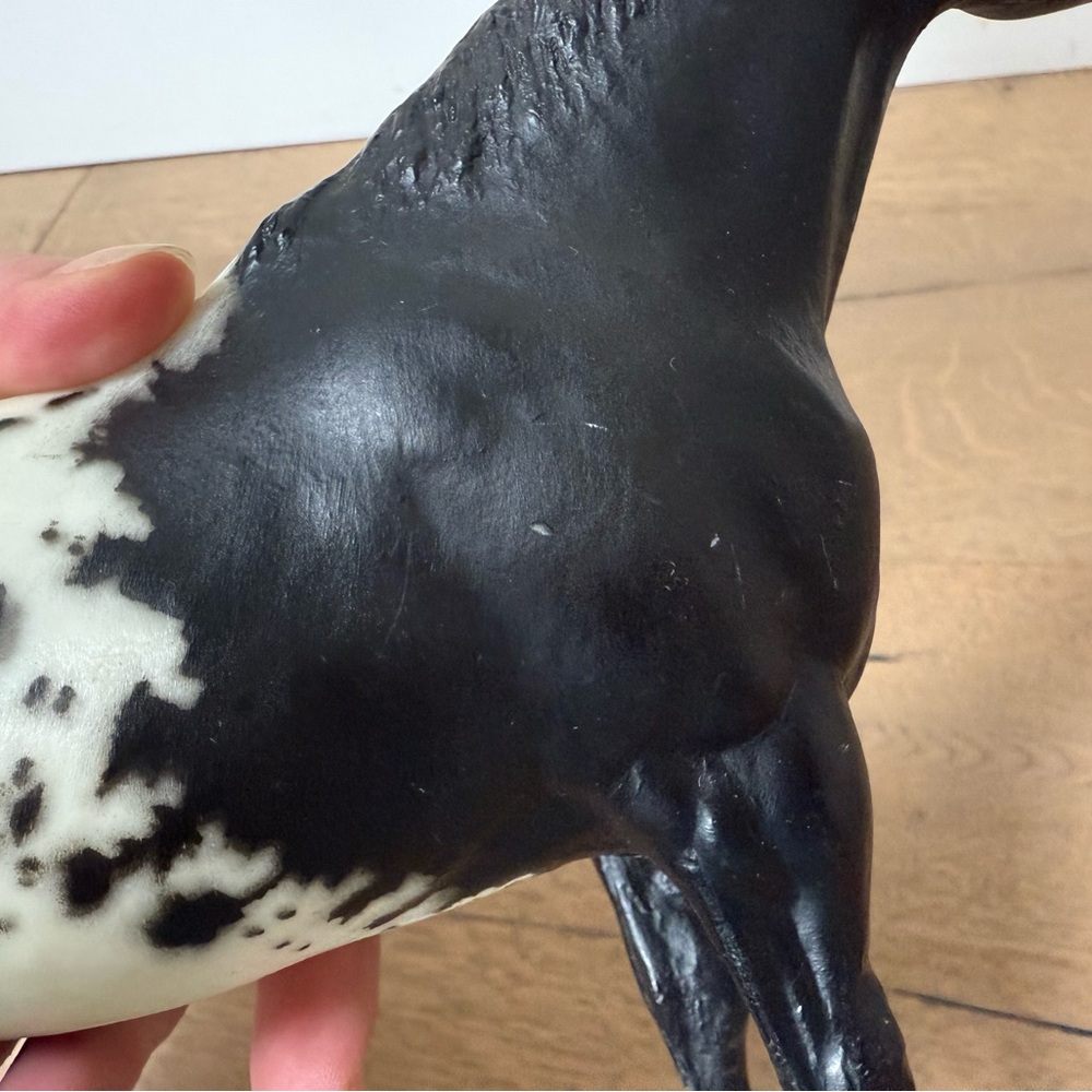 Breyer Vtg Traditional Series Black Blanket Appaloosa Stallion Stud Spider #66. - Picture 9 of 9